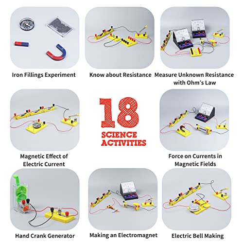 Teenii Electricity and Magnetism Kit STEM Science Kit for Kids Physics Educational Toys E345061