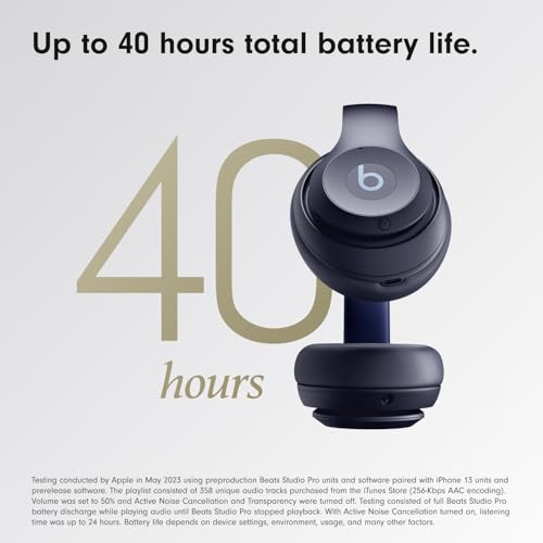 Beats Studio Pro Wireless Noise Cancelling Headphones, Black N96746