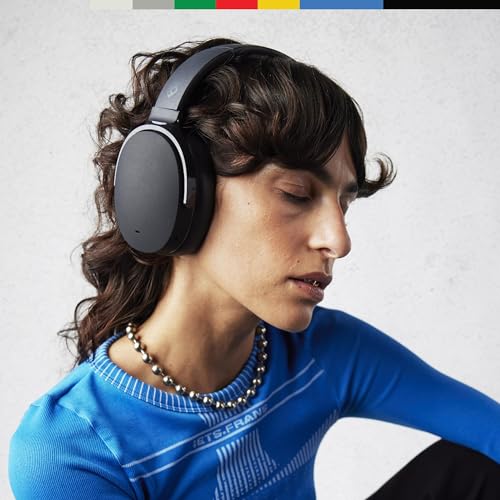 Skullcandy Hesh ANC Over-Ear Noise Cancelling Wireless Headphones, True Black Q480