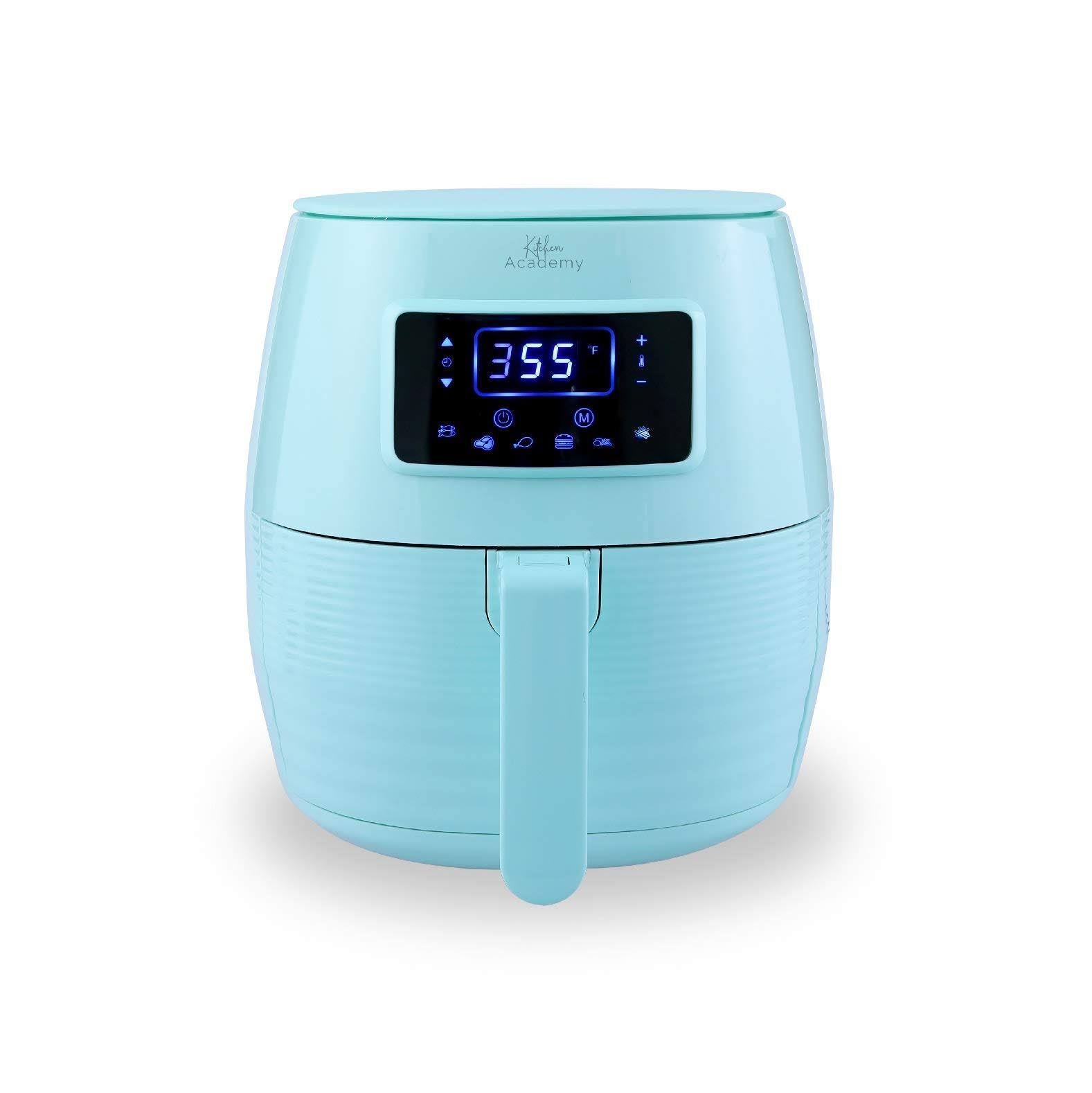 Kitchen Academy Air Fryer (50 Recipes) 5.8 qt Electric Hot Air Fryers XL Oven Oilless Cooker