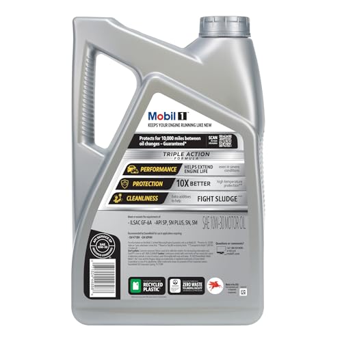 Mobil 1 Advanced Fuel Economy Full Synthetic Motor Oil 0W-20, 5 Quart A306