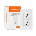 Amazon Basics Smart In-Wall Outlet with 2 Individually Controlled Outlets - Shop Hardware Tools Online Store
