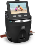 KODAK SCANZA Digital Film & Slide Scanner - Converts 35mm, 126, 110, Super 8 & 8mm Film Negatives & Slides to JPEG - Includes Large Tilt-Up 3.5 LCD, Easy-Load Film Inserts, Adapters & More