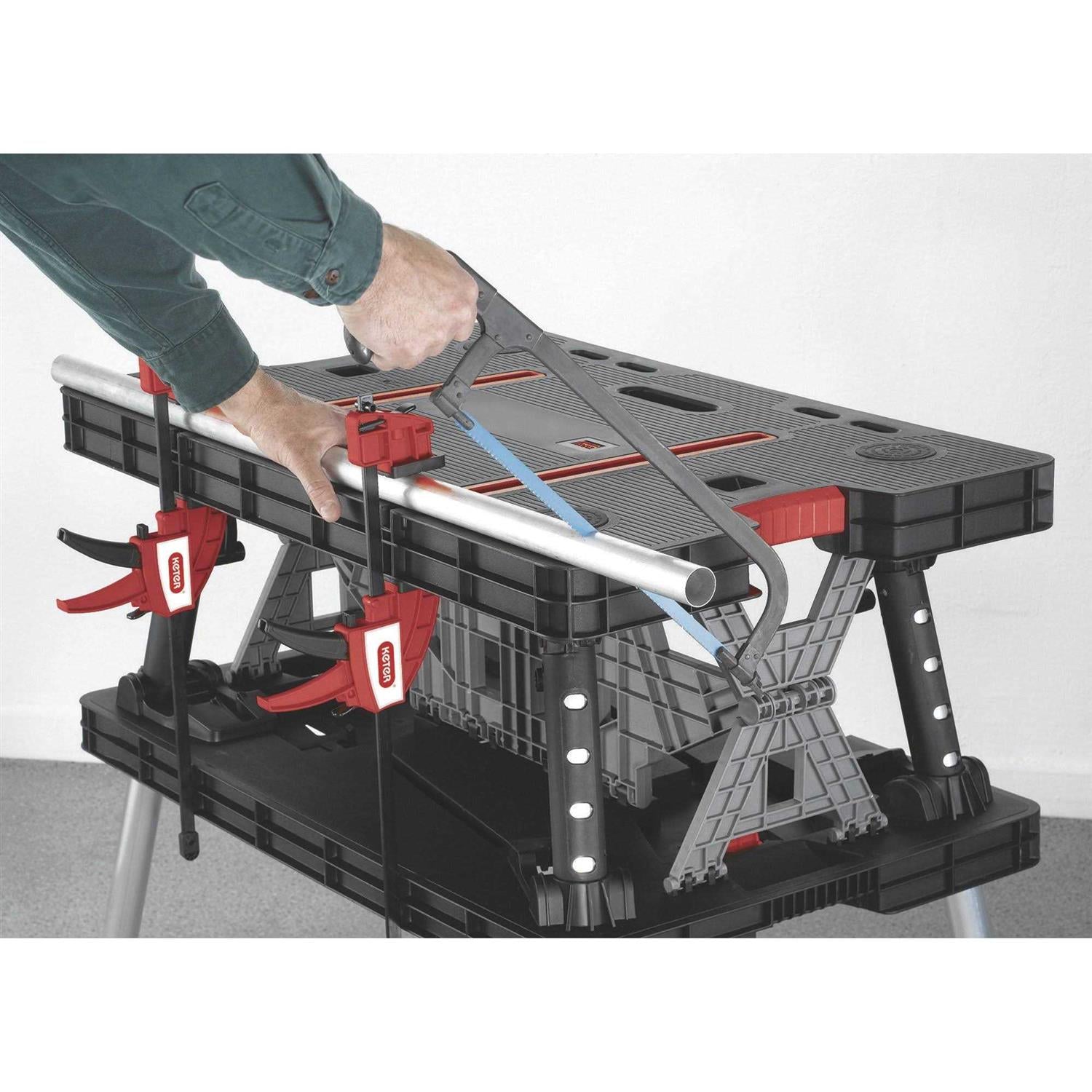 Keter Folding Work Table 750-Lb. Capacity Y832