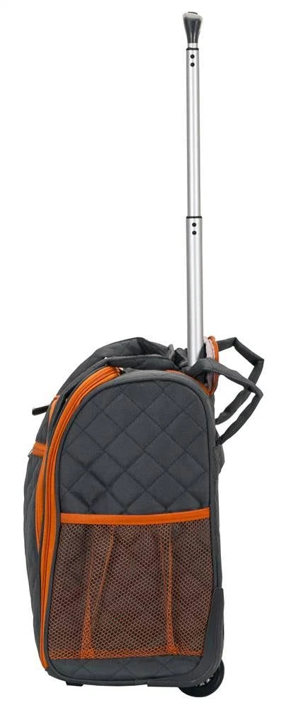 Rockland Melrose Wheeled Underseat Carry-On Charcoal B77693