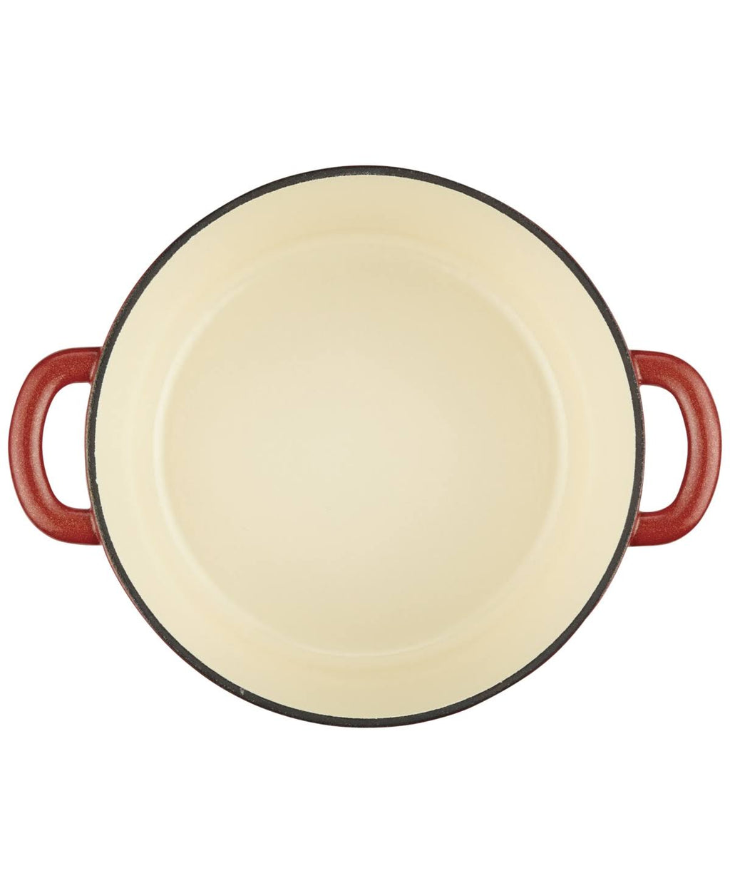Ayesha Curry 6-Quart Cast Iron Enamel Dutch Oven French Vanilla Y209454
