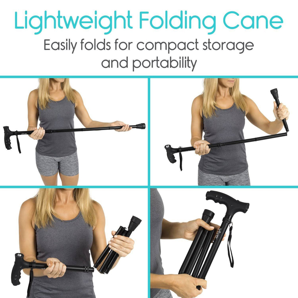 Vive LED Folding Cane Adjustable D3020