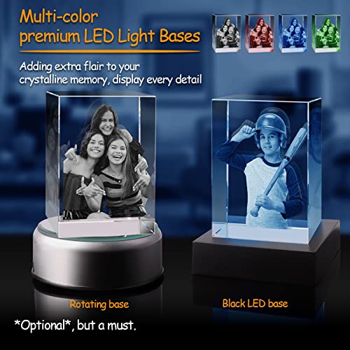 3D Crystal Photo Customized Picture Gift for Wife Mom Dad M953616
