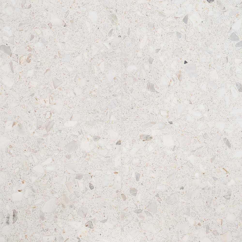 Terra Italia 23.62 in. x 23.62 in. Honed Terrazzo Floor and Wall Tile U74722