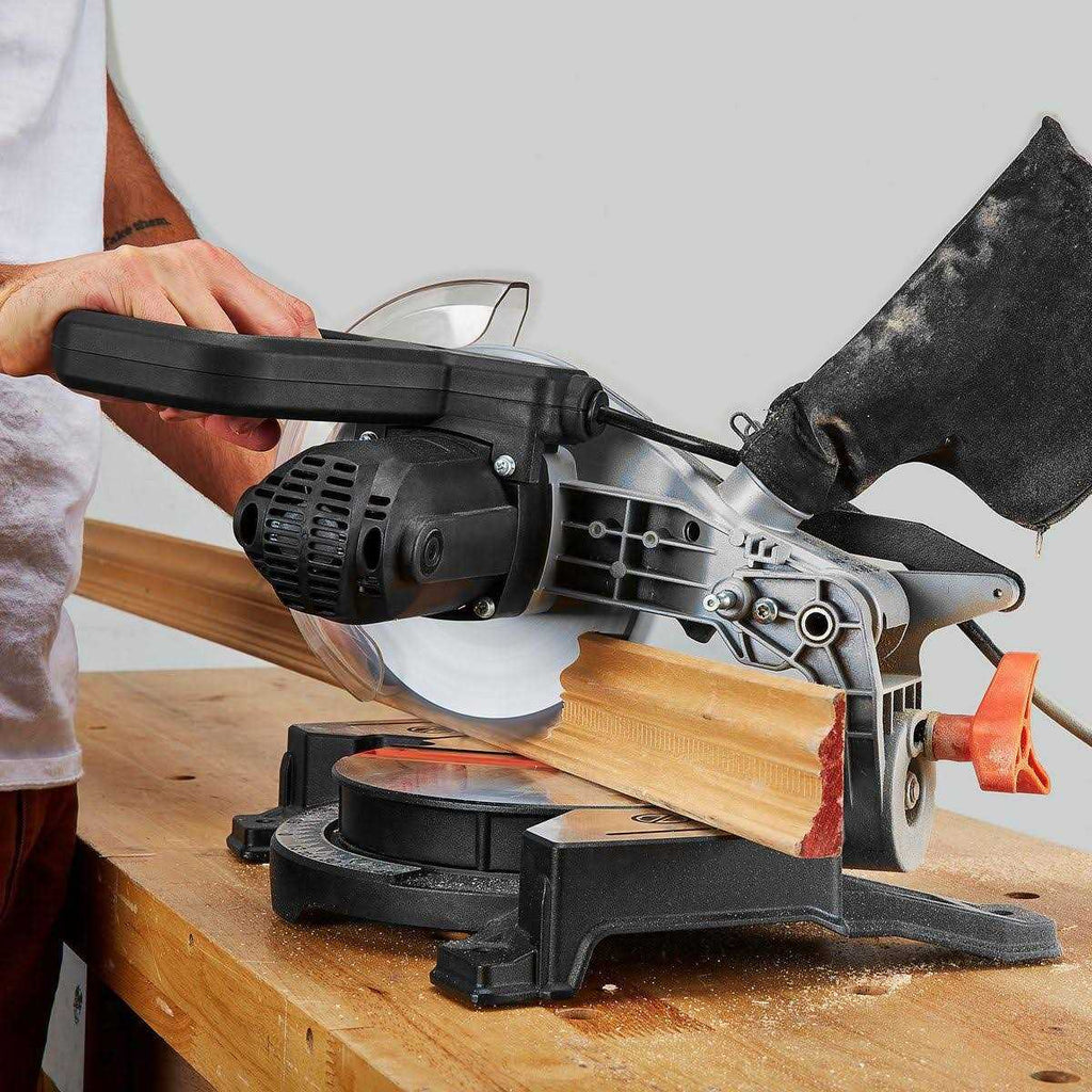 Warrior 7-1/4 in. Single Bevel Compound Miter Saw B763652