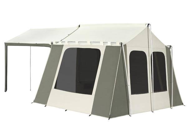 Kodiak Canvas 6-Person Cabin Tent with Deluxe Awning U395853