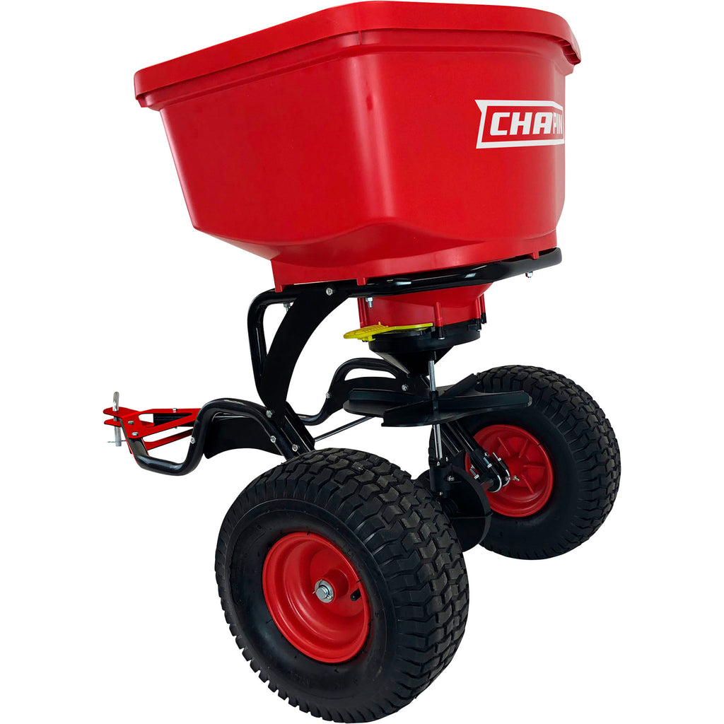 Lawn Spreaders Chapin Auto-Stop Tow-Behind Spreader, 150-Lb. Capacity