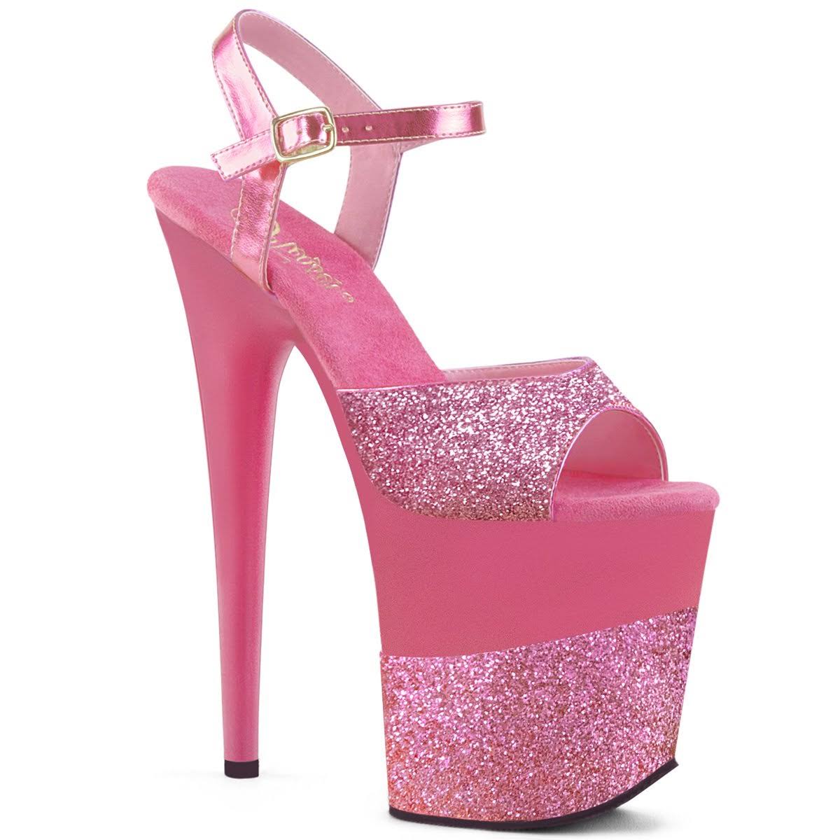 Pleaser FLAMINGO-809-2G Ankle Strap Platform Heel Gold 11 H1041