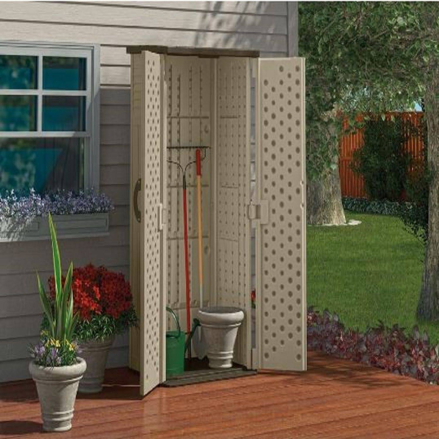 Suncast Bms2000 22 cu. ft. Resin Vertical Shed M511
