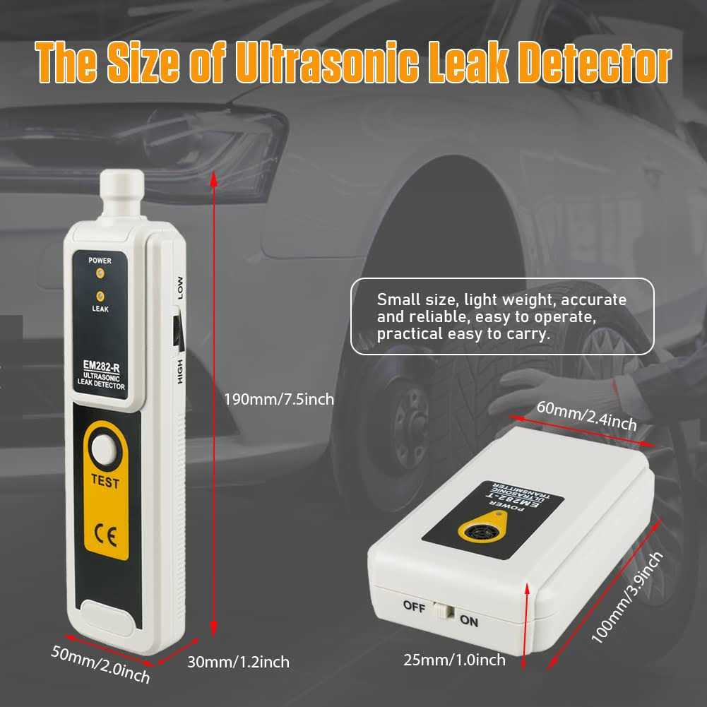 Ultrasonic Leak Detector with Earphone and Transmitter 40KHz G55426