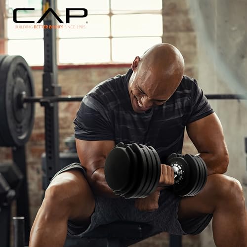 CAP Barbell ADJUSTABELL Adjustable Round Dumbbell Weights O461