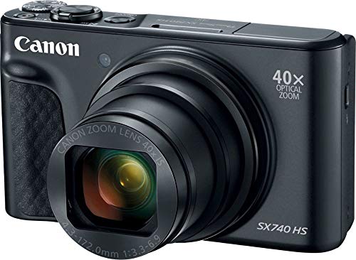 Canon PowerShot SX740 HS Camera with 40x Optical Zoom, Black W7369