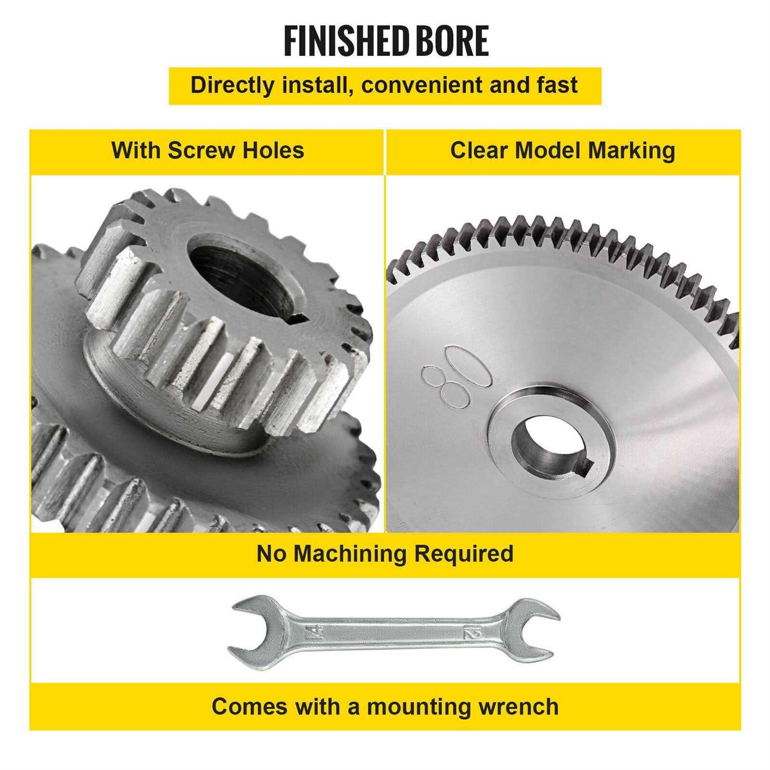 VEVOR 27PCS Metal Lathe Gears Replacement Gear Set K379294