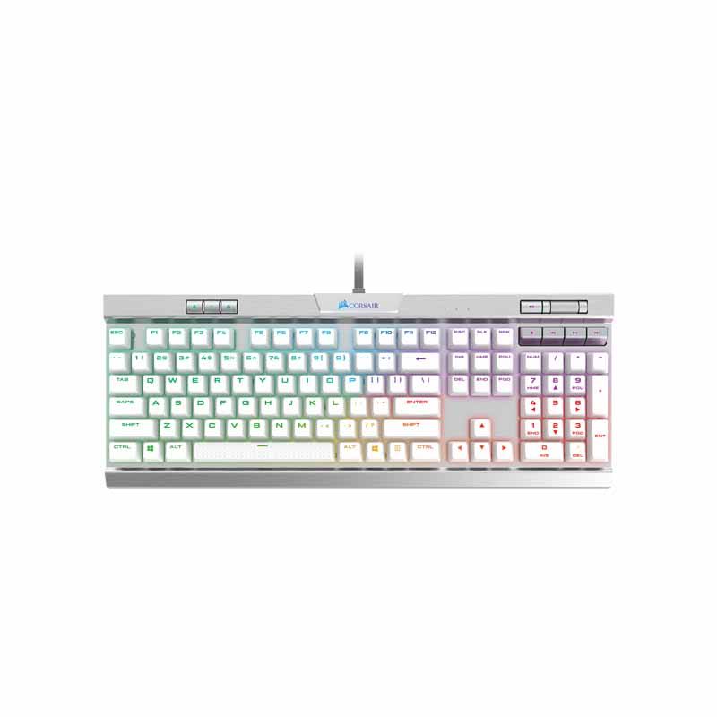 Corsair K70 RGB MK.2 SE Mechanical Gaming Keyboard, Silver