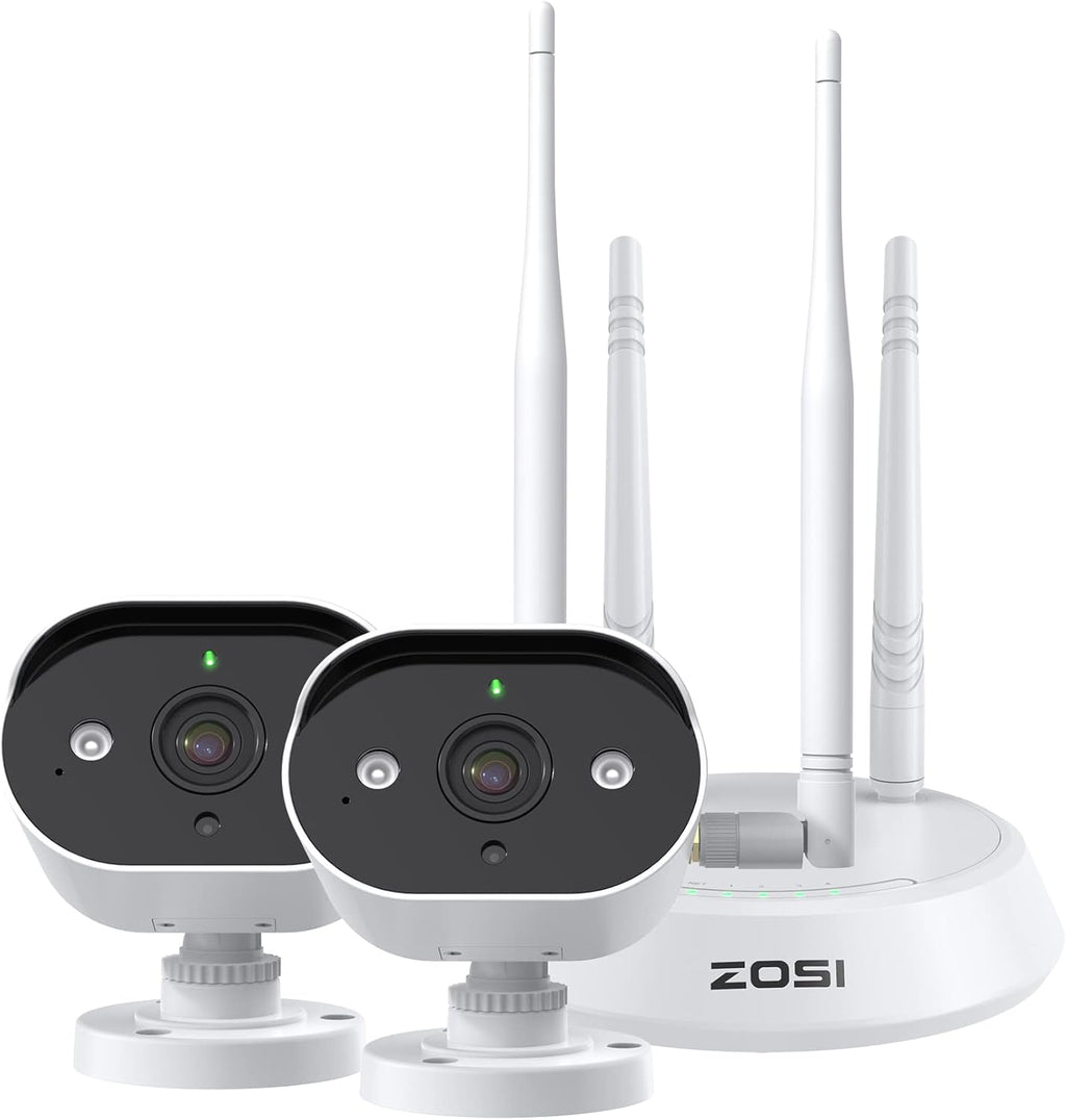 ZOSI 5MP Lite Home Security Camera System with 8 Channel DVR and 8 Weatherproof Cameras W174507