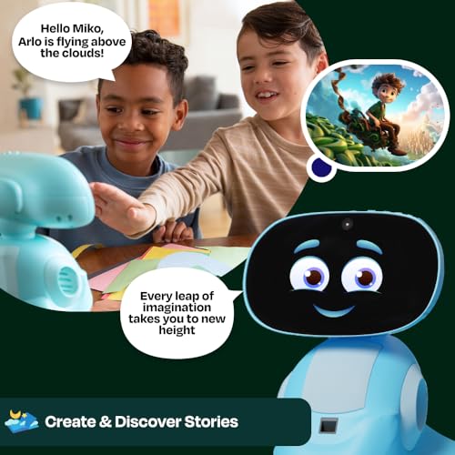 Miko 3 AI Robot for Kids, Smart Educational STEAM Learning Robot, Red X508