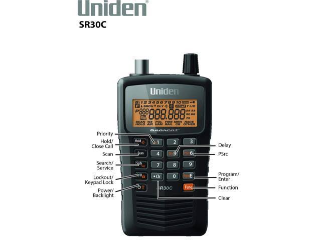 Uniden Sr30c Compact Handheld Scanner Y416446