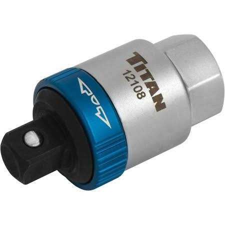 Titan 12108 3/8-Inch Drive Ratcheting Breaker Adapter V114