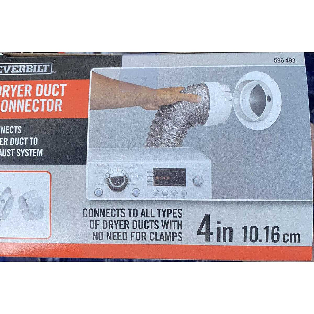 Everbilt 4 in Dryer Duct Connector to Wall K949665