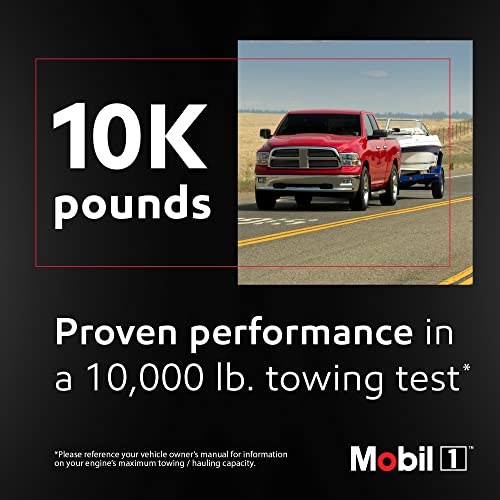 Mobil 1 Advanced Fuel Economy Full Synthetic Motor Oil 0W-20, 5 Quart A306