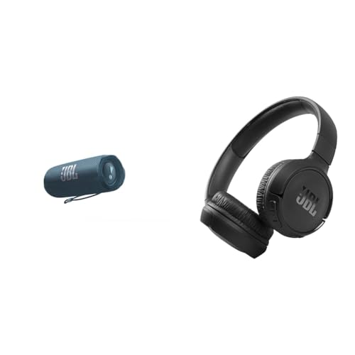 JBL Flip 6 Portable Bluetooth Speaker, IPX7 Waterproof, Blue H15391