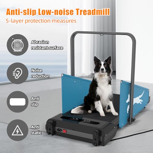 Dog Treadmill Pet Running Machine SlatMill for Small & Medium Dogs X16586