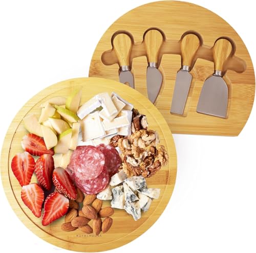Personalized Charcuterie Board, Custom Bamboo Engraved Cheese Board S586772