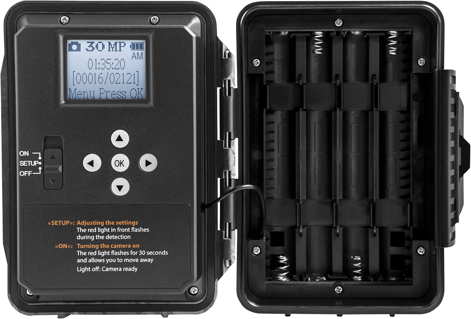SPYPOINT Force-PRO Trail Camera 30MP with 16GB SD Card and Steel Reinforced Strap D942