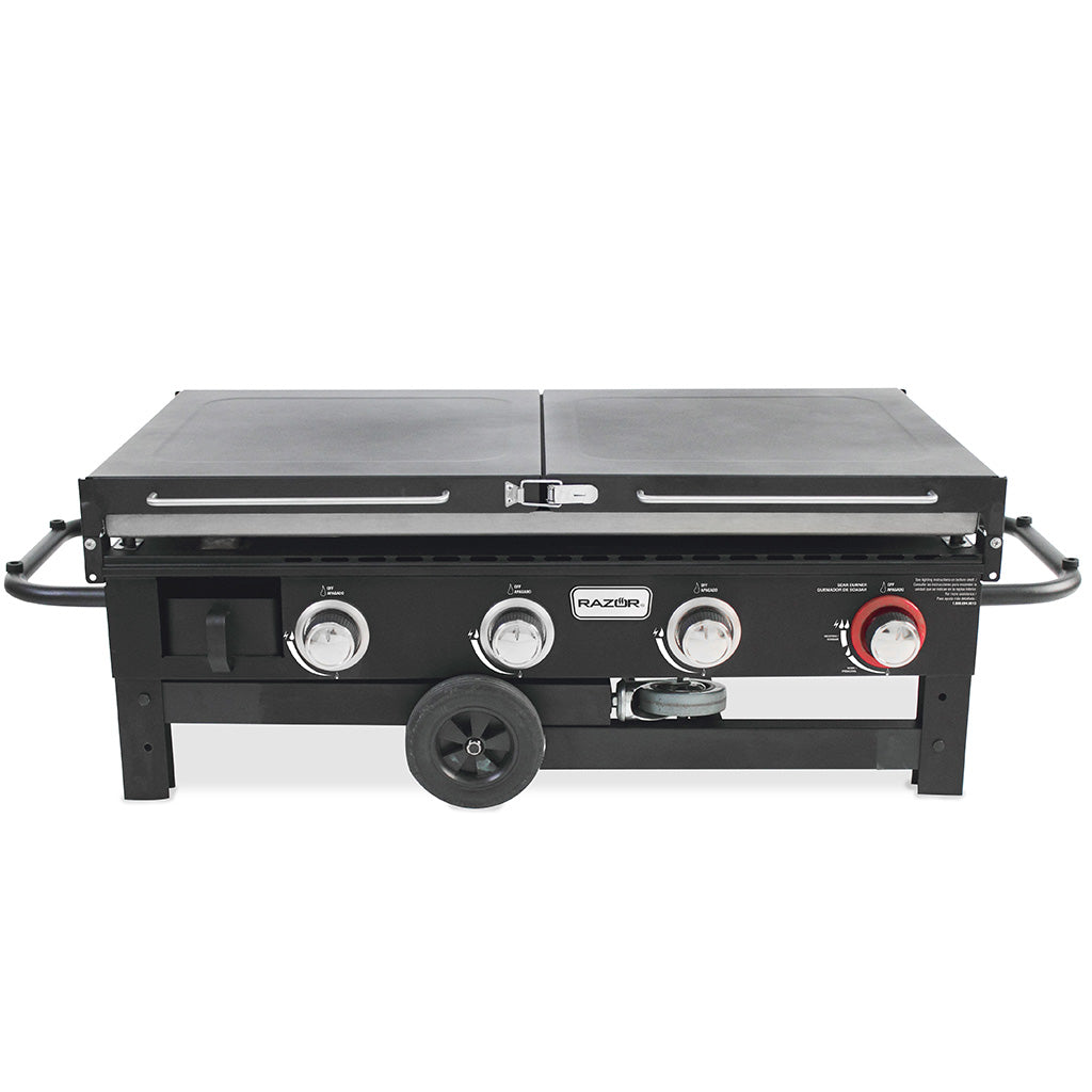 Razor 4-Burner Griddle with Folding Shelves T78041