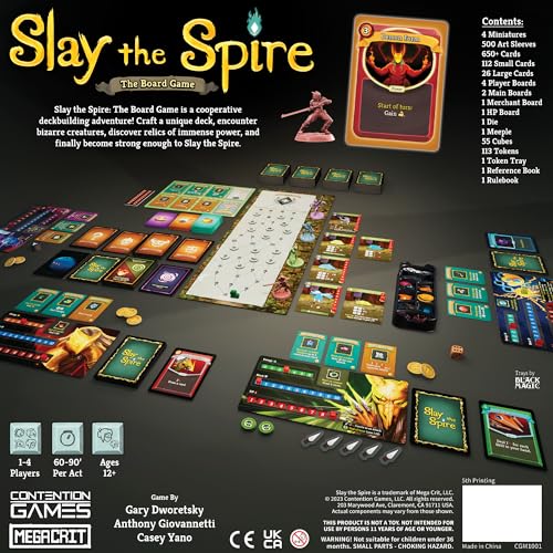 Slay The Spire: The Board Game - Cooperative Fantasy Board Game J55445