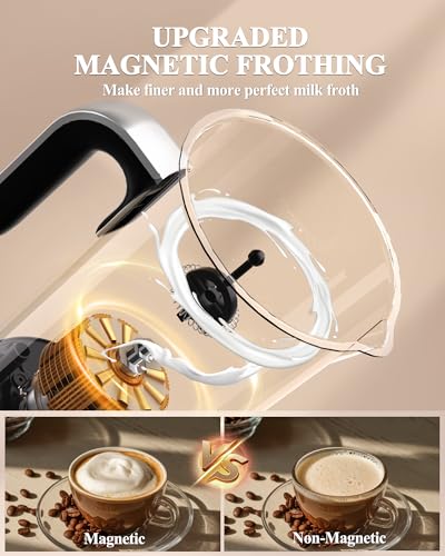 4 in 1 Electric Milk Frother & Steamer for Latte, Cappuccino, Hot Chocolate P9437