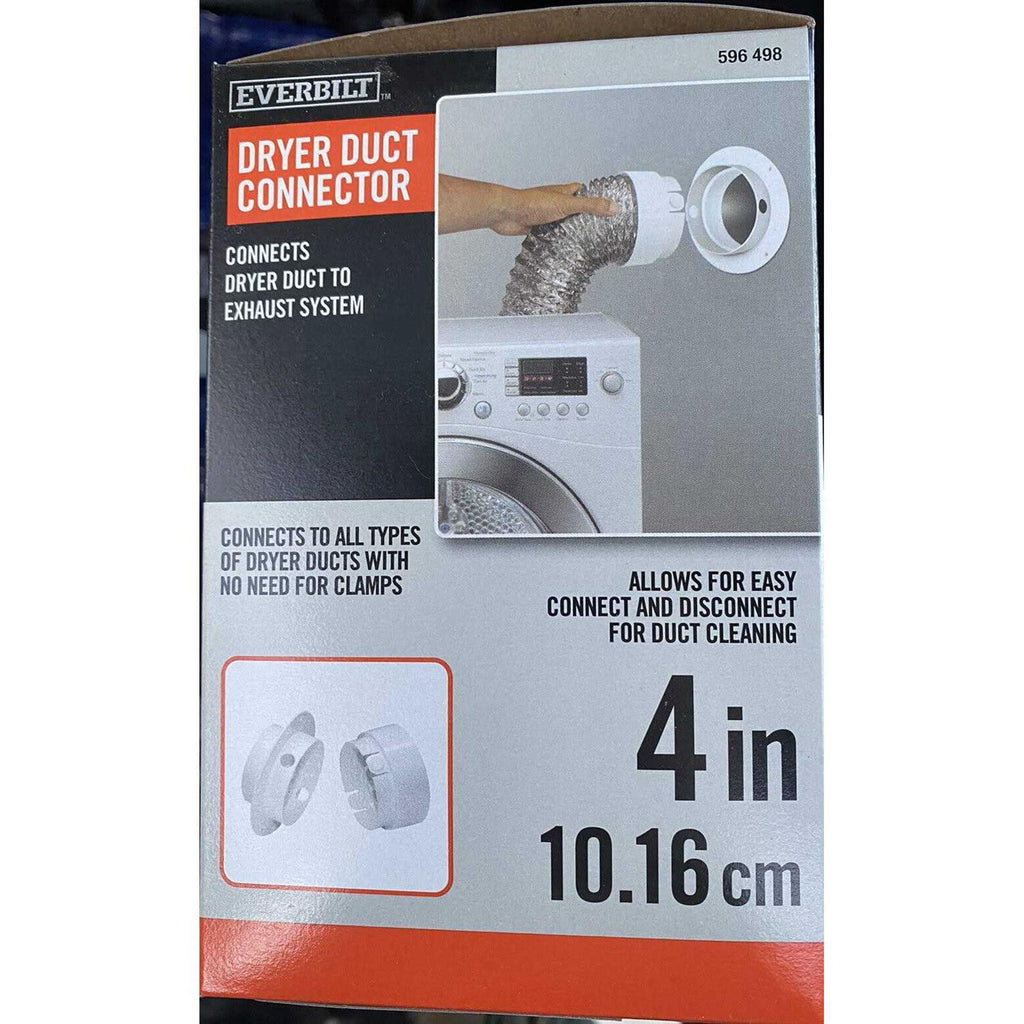 Everbilt 4 in Dryer Duct Connector to Wall K949665