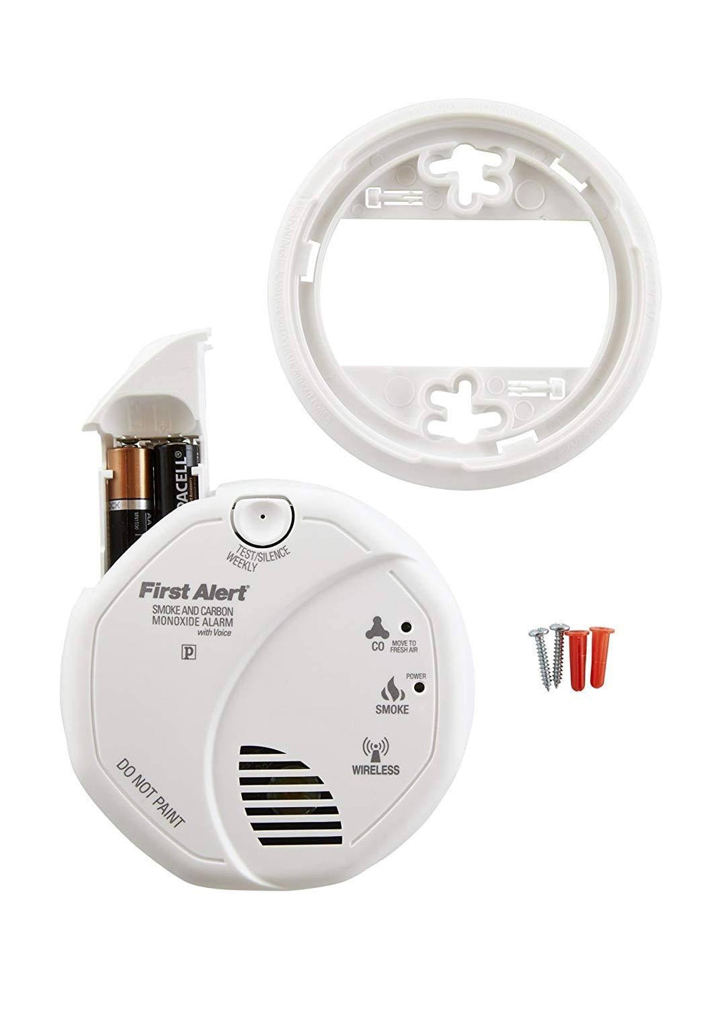 First Alert SCO500B Wireless Interconnected Smoke and Carbon Monoxide Detector F392