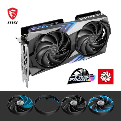 MSI GeForce RTX 4060 Ti Ventus 2X Black 8G OC Graphics Card O435