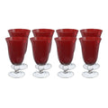 Pfaltzgraff Winterberry Set of 8 Red All Purpose Glasses