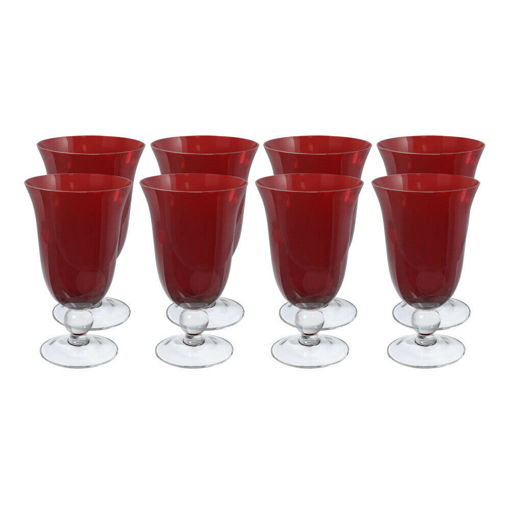 Pfaltzgraff Winterberry Set of 8 Red All Purpose Glasses