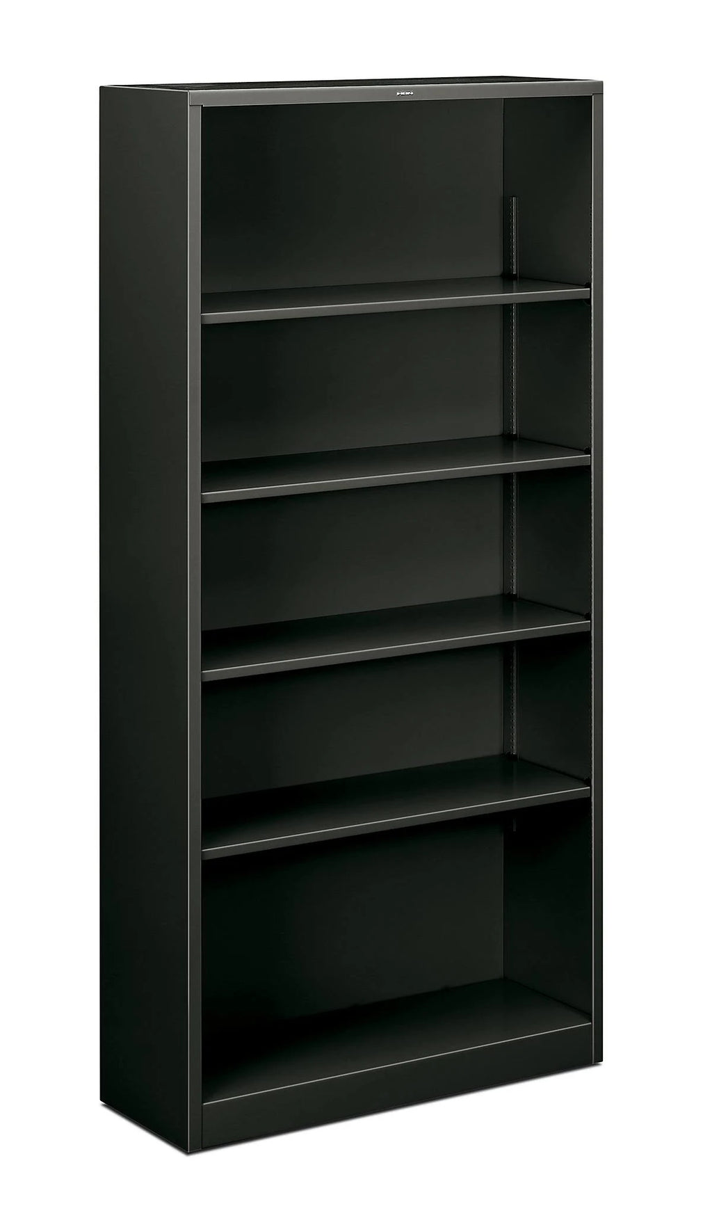 HON 5-Shelf Metal Bookcase - Charcoal