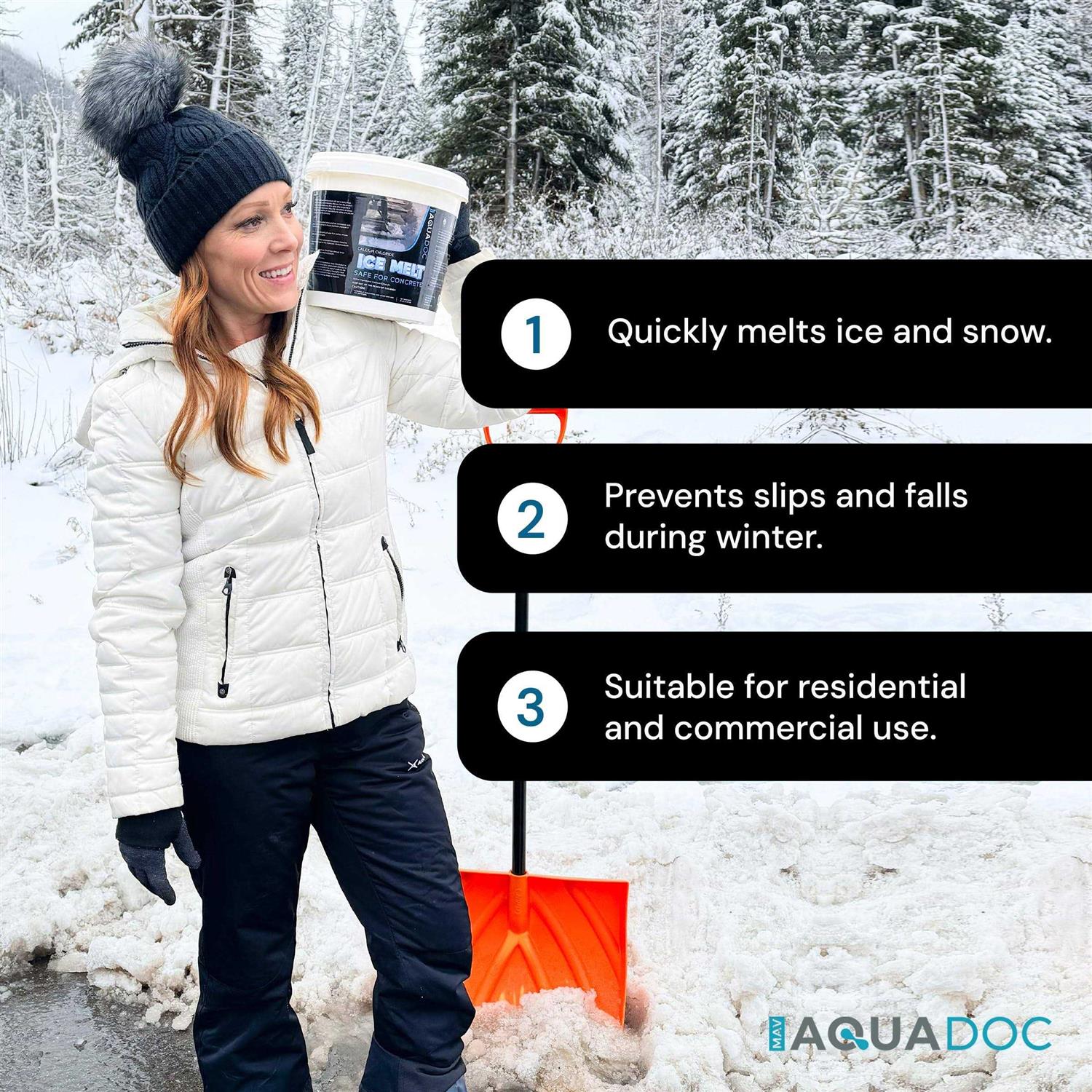 AquaDoc Ice Melt Safe for Concrete Snow Salt Z276