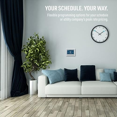 Honeywell Home RTH9585WF Wi-Fi Smart Color Thermostat, 7-Day Programmable, Touch Screen, Energy Star, Alexa Ready I259972