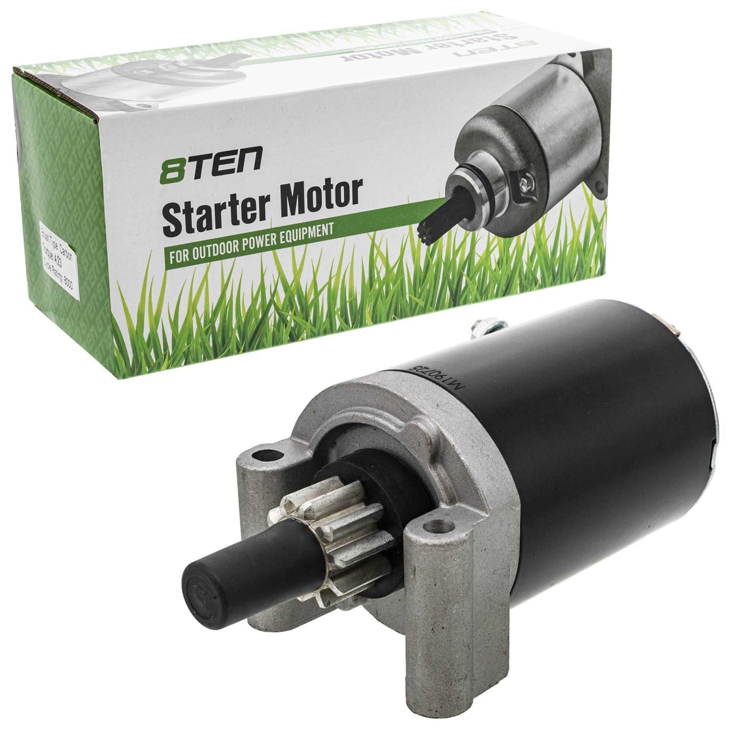 8TEN Starter Motor Assembly AM120729 High Torque for Kohler 12-098-10 John Deere STX38 STX46 - Shop Hardware Tools Online Store