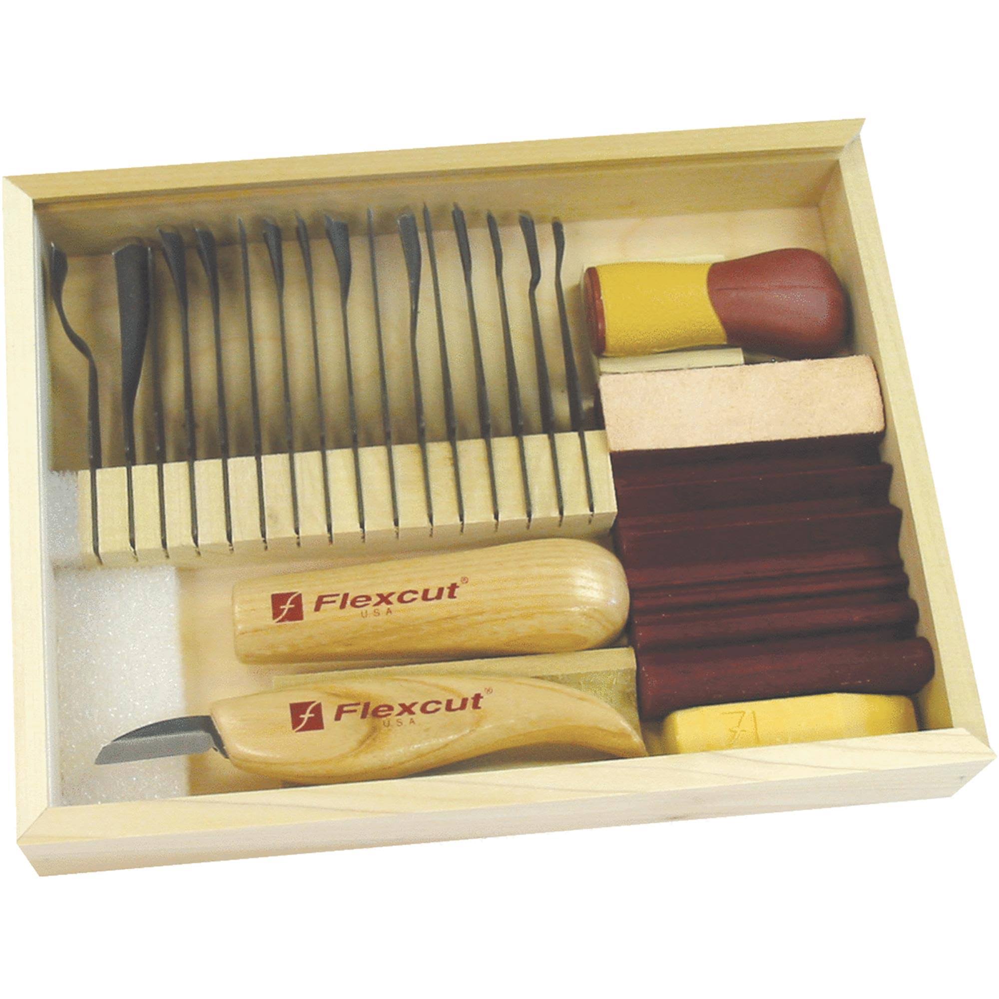 Flexcut 20-Piece Carving Starter Set