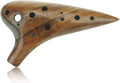 12 Hole Wooden Ocarina Alto C Acacia Wood Wd12002 Music Instrument Gift Idea