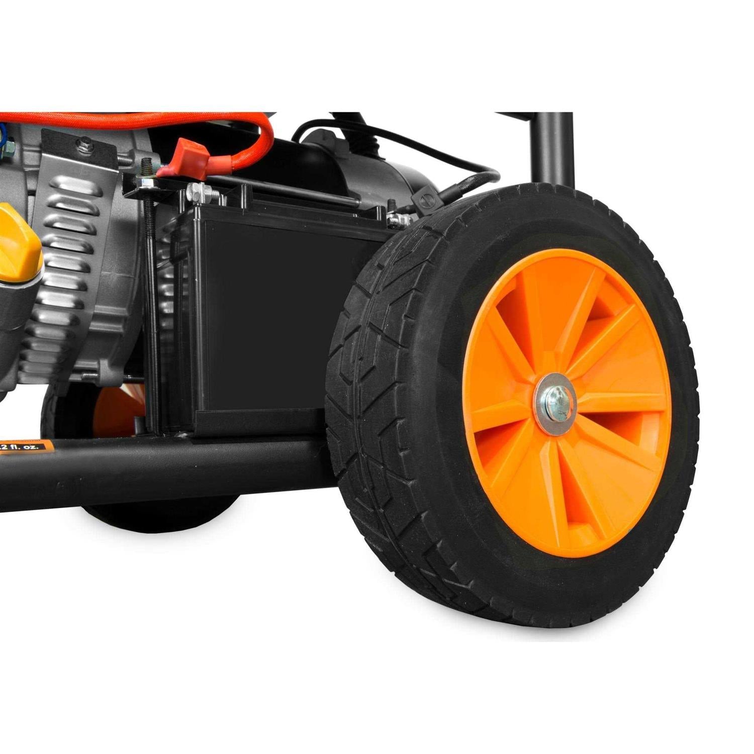 WEN 4750-Watt Dual Fuel Electric Start Portable Generator with Wheel Kit P362171