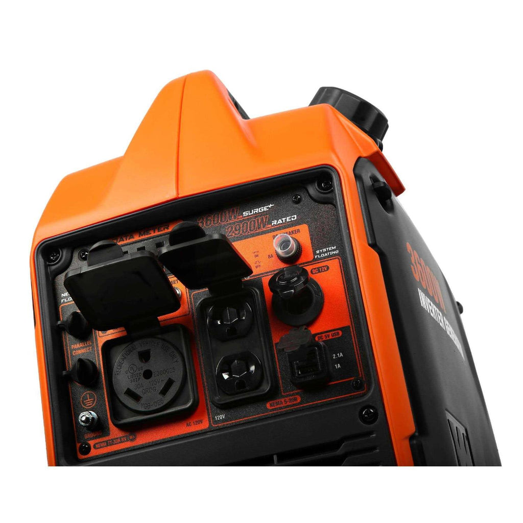 WEN 3600-Watt Portable Inverter Generator, RV-Ready, Quiet B9530
