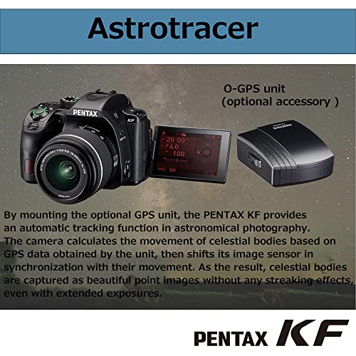 PENTAX KF APS-C Digital SLR Camera Body Kit, Black U84244